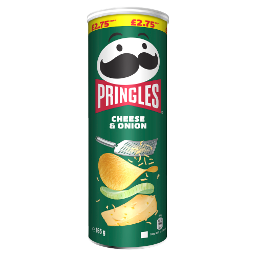 Pringles Cheese & Onion Pm £2.75 165g