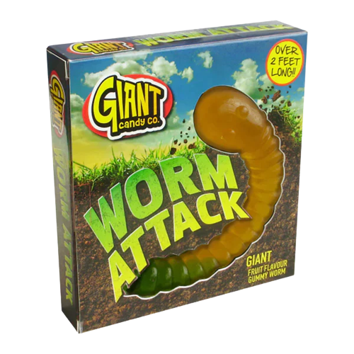 Giant Candy Co Gummy Candy Worm Attack 800g