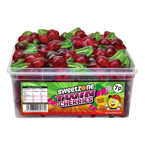 Sweetzone Twin Cherries Tub 800g