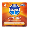 Skins Ultra Thin Condoms Pack of 4