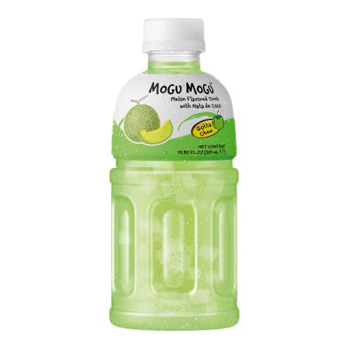 Mogu Mogu Melon Flavoured Drink With Nata De Coco 6x320ml