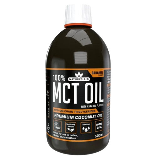 Natures Aid 100% MCT OIL CARAMEL 500ml