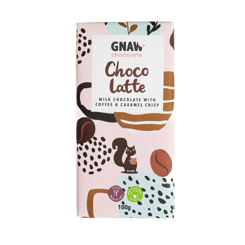 GNAW Milk Choco-latte Chocolate Bar 100g