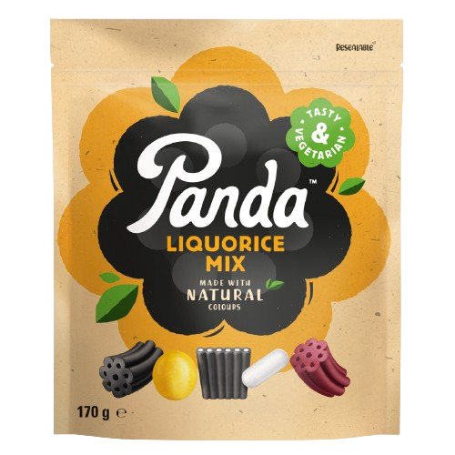 Panda Natural Liquorice Mix 170g