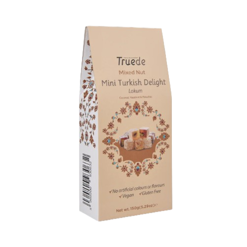 Truede Mini Mixed Nut Turkish Delight 150g