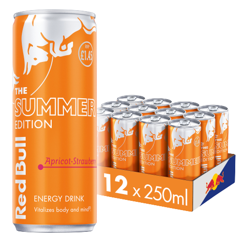 Red Bull Summer Edition Apricot & Strawberry PM£1.35 250ml