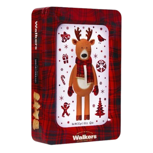 Walkers Festive Shapes Shortbread Reindeer 250g