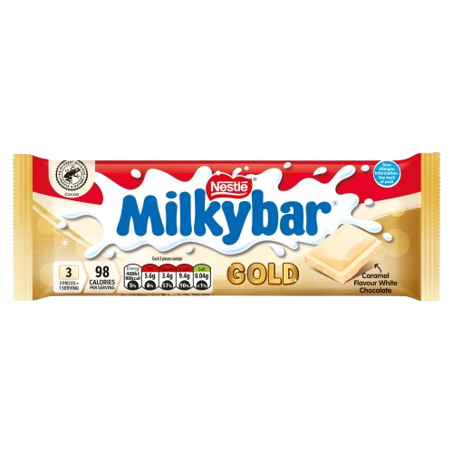 Milkybar Gold Caramel White Chocolate Sharing Bar 90g