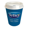 Tetley On The Go Tea Bags with Double Walled Cups and Non Spill Sip Lids 300s