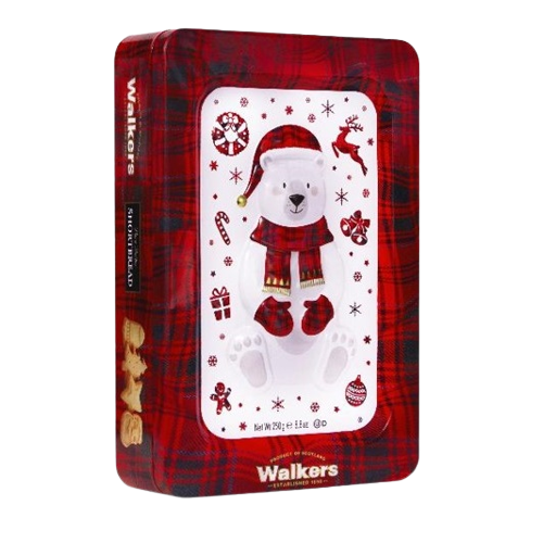 Walkers Festive Shapes Shortbread Polar Bear 250g