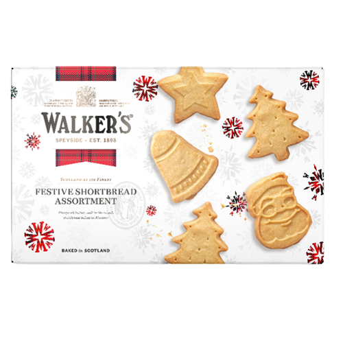 Walkers Festive Shapes Shortbread 350g