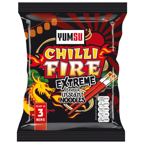 Yumsu Chilli Fire Instant Noodles 87g