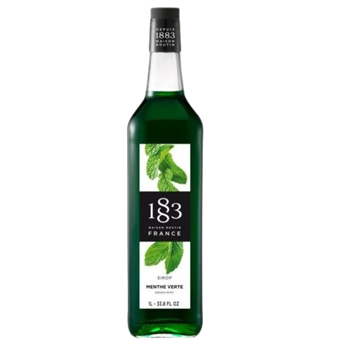 1883 Green Mint Syrup 1Ltr