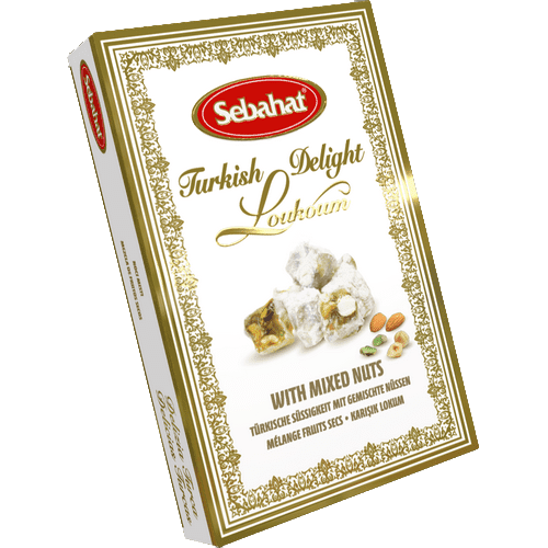 Sebahat Mixed Nut Turkish Delight In Gift Box 180g