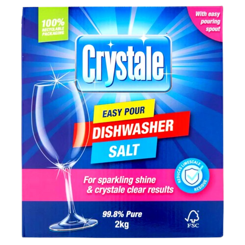 Crystale Dishwasher Salt Easy Pouring Spout 2kg