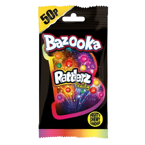Bazooka Rattlerz Fruity Chewy Candies Pmp 40g