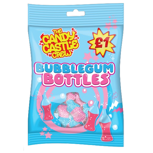 Candy Castle Crew Bubblegum Bottle Pm £1.00 90g