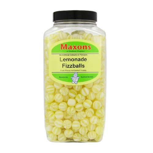 Maxons Lemonade Fizzballs Jar 3.4kg