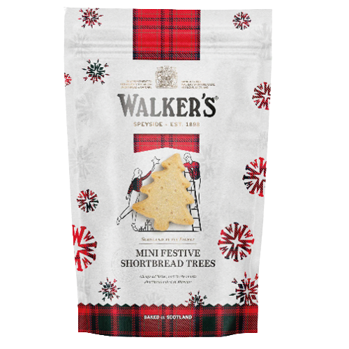 Walkers Mini Festive Shortbread Trees 125g