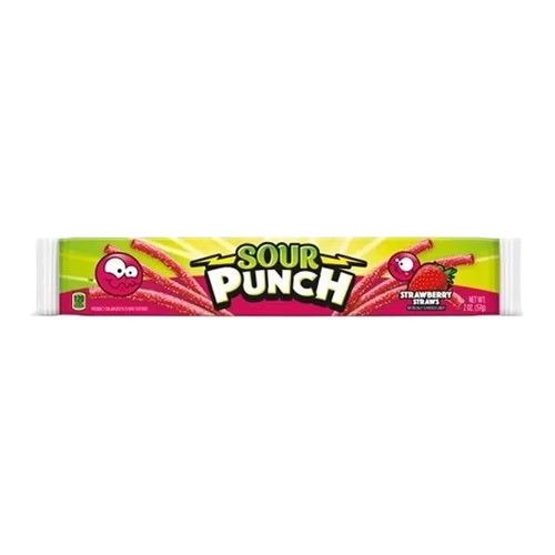 Sour Punch Strawberry Straws 57g