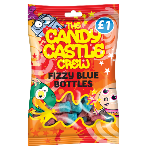 Candy Castle Crew Fizzy Blue Bottles 120g