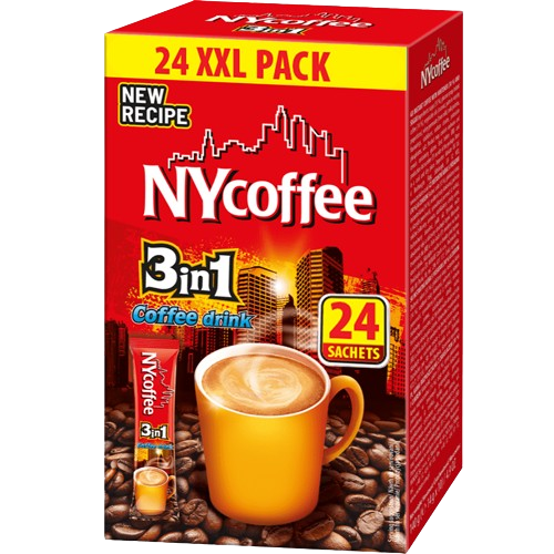 NY Coffee 3in1 White Coffee with Sugar Coffee Sachet 10x14g