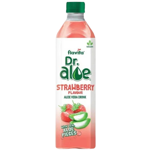 Flavita Dr. Aloe Strawberry Flavour Drink 1.5L