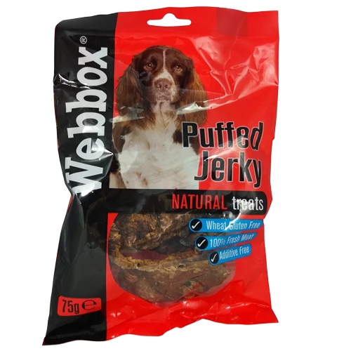 Webbox Puffed Jerky 75g