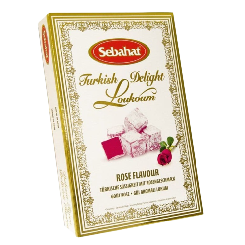 Sebahat Rose Turkish Delight In Gift Box 200g