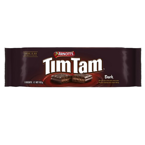 Tim Tam Dark Biscuits 163g