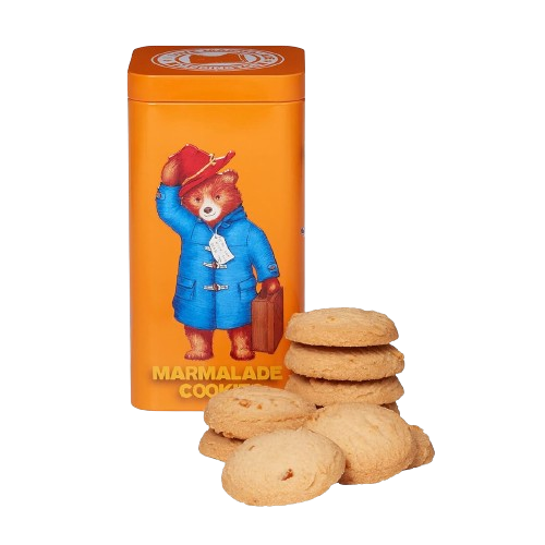 Paddington Bear Orange Marmalade Cookies Tin 100g