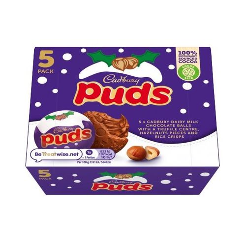 Cadbury Puds 5 Pack 175g