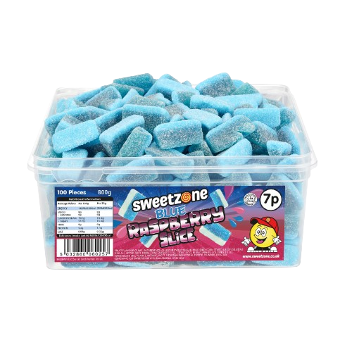 Sweetzone Blue Raspberry Slice Tub 800g