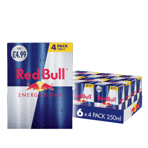 Red Bull Energy Drink PM £4.99 4x250ml