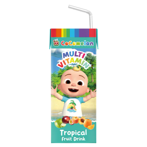 Cocomelon Multi-Vitamin Tropical Fruit Drink 3x200ml