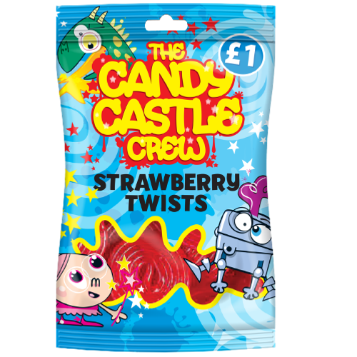 Candy Castle Crew Strawberry Twists 120g