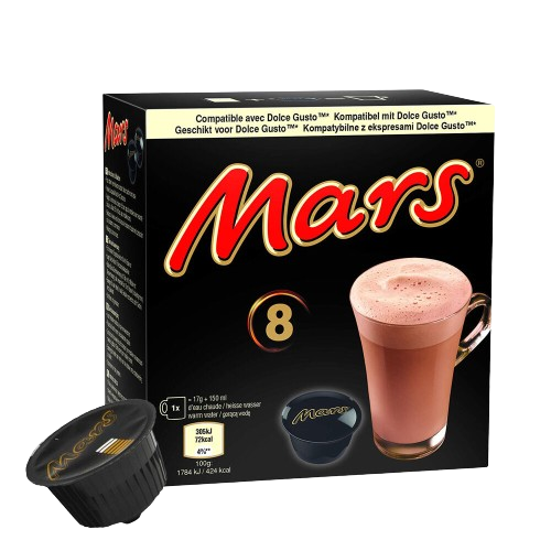 Mars Hot Chocolate Dolce Gusto Compatible 8 Pods