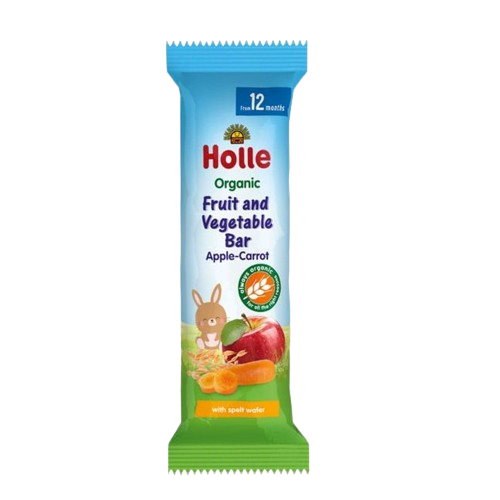 Holle Organic Fruit And Vegetable Bar Applecarrot 25g