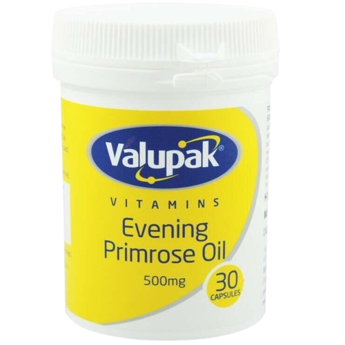 Valupak Evening Primrose Oil 500mg 30 Capsule