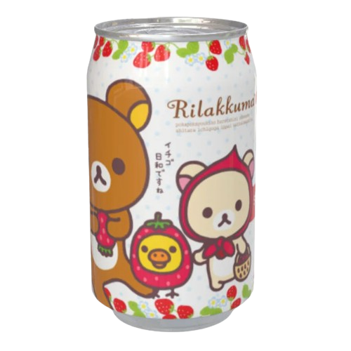 Kawaji Rilakkuma Strawberry Flavour Soda 330ml