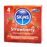 Skins Strawberry Flavoured Condoms Pack of 4