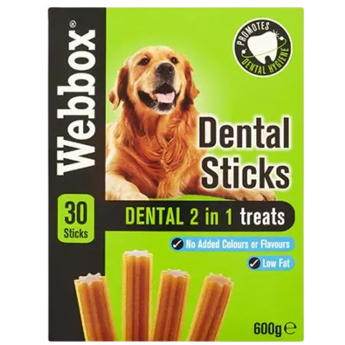 Webbox Dental Sticks, Bulk Pack 30 sticks