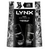 Lynx Deodorant Gift Set Black Freshen Up The Game Duo & Black Socks 2 Piece