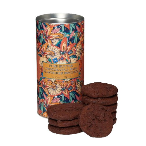 Frida Kahlo Pure Butter Chocolate & Rose Flavoured Biscuits 150g