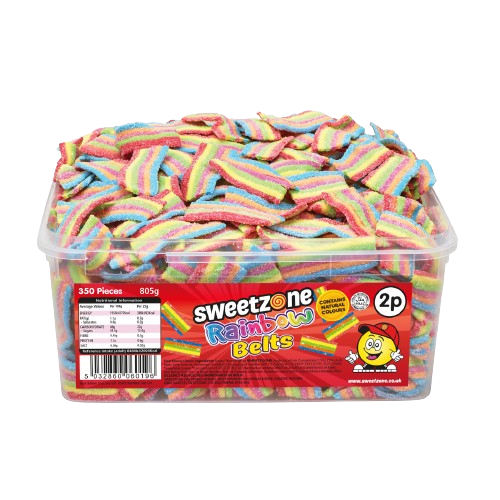 Sweetzone Rainbow Belts Tub 805g