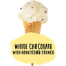 Marshfield White Chocolate with Honeycomb Crunch Ice Cream 5ltr