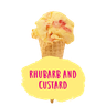 Marshfield Rhubarb and Custard Ice Cream 5ltr