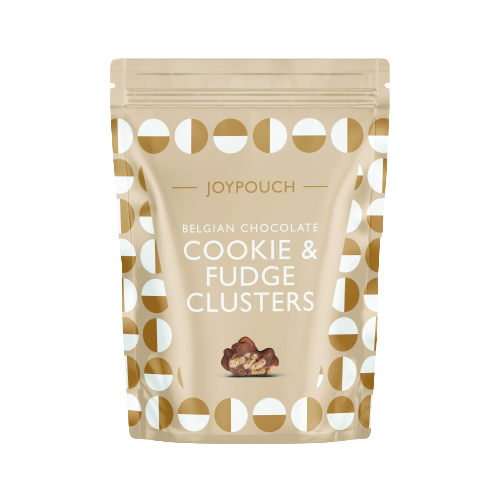 Joypouch Milk Chocolate Covered Cookie & Fudge Clusters 100g