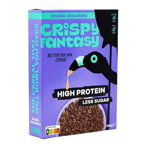 Crispy Fantasy High Protein Cereal Double Chocolate 250g