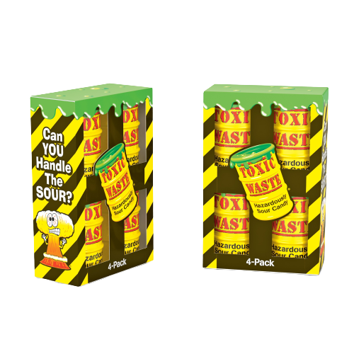 Toxic Waste 4 pack Yellow 168g